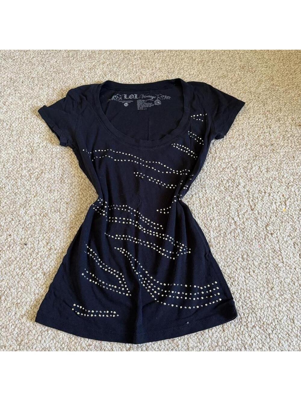 Lol Vintage black cotton tee